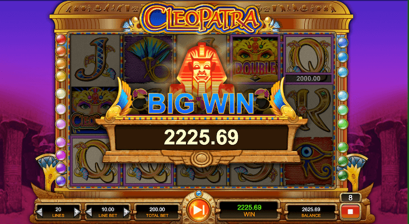 cleopatra big win