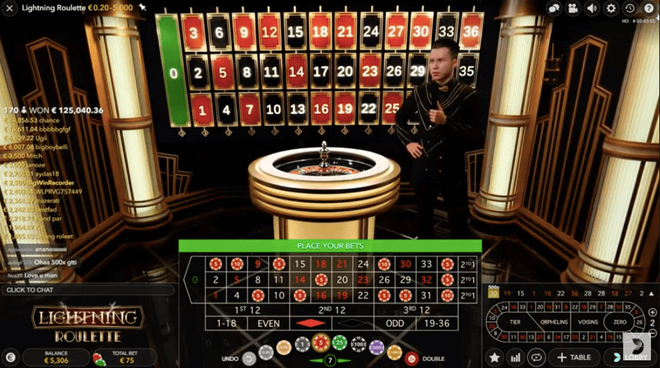 Lightning Roulette Evolution