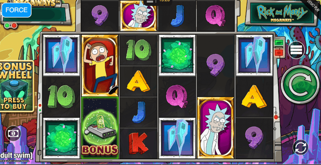rick and morty tv series slot by blueprint gaming canada reviews