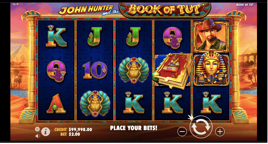 John Hunter and the Book of Tut by Pragmatic Play