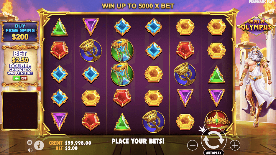 Gates of Olympus - Bonus Buy Slot Available in Canada